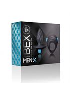 Мужской вибронабор Men-X Ibex: вибропробка и эрекционное виброкольцо