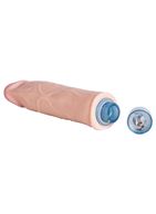 Телесный вибратор Vibro Realistic Cock Dildo (19 см)