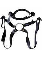 Женский страпон Harness Realistic с розовой головкой (16,5 см)
