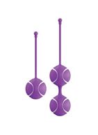 Набор фиолетовых вагинальных шариков O-balls Set