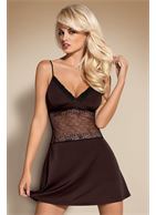 Изысканная сорочка шоколадного цвета Lamia chemise
