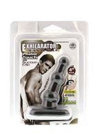 Чёрный анальный стимулятор с широким основанием EXHILARATOR ANAL PLUG 4 BLACK - 10,2 см.