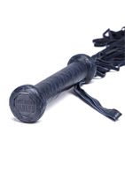 Тёмно-синий флоггер из кожи DARKER LIMITED COLLECTION FLOGGER - 66 см.