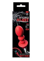 Красная фигурная насадка для душа HYDROBLAST 4INCH BUTTPLUG SHAPE DOUCHE - 10,2 см.