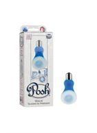 Голубой мини-вибратор Posh Silicone Ice Massager Wave с охлаждающим эффектом