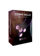 Фиолетовые вагинальные шарики Cosmo Balls с парой сменных шаров