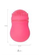 Розовый стимулятор клитора CURU-CURU BRUSH ROTER