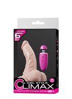 Телесный перезаряжаемый вибратор G-GIRL 6.5INCH PVC RECHARGEABLE VIBRATOR - 16,5 см.