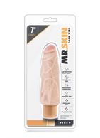 Рельефный вибратор-реалистик Mr. Skin Cock - Vibe 9 (17,8 см)