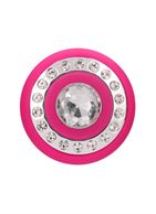 Розовый универсальный массажер Wand Pearl - 20 см.