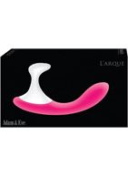 Розовый вибростимулятор простаты LArque Prostate Massager (17,8 см)