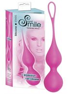 Розовые вагинальные шарики Smile