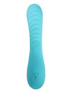 Бирюзовый вибратор Marina (19,6 см)