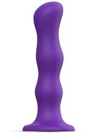 Фиолетовая насадка Strap-On-Me Dildo Geisha Balls - размер XL