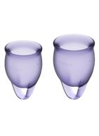 Набор фиолетовых менструальных чаш Feel Confident Menstrual Cup