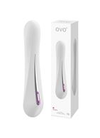 Вибратор белый OVO F9 (21 см)