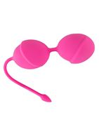 Розовые вагинальные шарики Silicone Love Balls