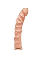 Телесный фаллоимитатор на присоске без мошонки Ragin’ D 10" Vanilla (25,4 см)