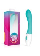 Зеленый вибратор для G-стимуляции Tate G-Spot Vibrator (20 см)