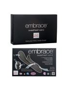 Серый вибратор Embrace sweetheart wands - 20 см.