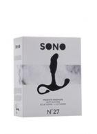 Чёрный анальный массажер простаты Prostate Massager No.27 (12,5 см)