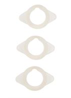 Набор из 3 больших вытянутых эрекционных колец Love Rings