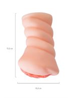 Телесный мастурбатор вагина Wet Kat с функцией самолубрикации