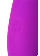Фиолетовый вибратор с ресничками JOS - DESI (18,5 см)