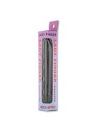 Черный миниатюрный вибратор Ladyfinger (13 см)