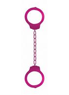 Металлические розовые оковы Pleasure Legcuffs