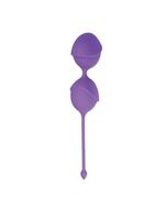 Фиолетовые вагинальные шарики DELIGHT PUSSY LICHEE SILICONE