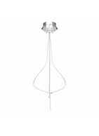 Серебристый ошейник с цепочками Desir Metallique Collar