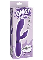 Фиолетовый вибратор-кролик #bestever Silicone Vibrator (21,2 см)