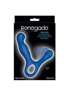 Синий стимулятор простаты с вибрацией Revive Prostate Massager