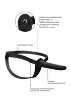 Черный вибрострапон Silicone Strap-On Adjustable - 15,5 см.
