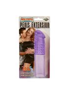 Фиолетовая насадка-удлинитель Mega Stretch - Penis Extension (16,5 см)