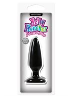 Малая чёрная анальная пробка Jelly Rancher Pleasure Plug Small - 10,2 см.