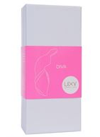 Розовый вибратор Diva с усиками - 15 см.