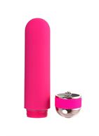 Розовый нереалистичный мини-вибратор Mastick Mini (13 см)