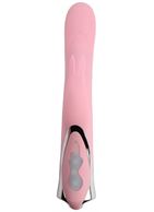 Нежно-розовый вибратор кролик Rotating Missile Bunny (24 см)