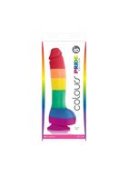 Радужный фаллоимитатор Pride Edition 8 Dildo - 25,4 см.