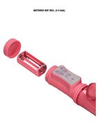 Розовый вибратор кролик Rotating Dolphin (23 см)