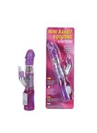 Вибратор MINI RABBIT ROTATION VIBRATOR с ротацией - 13 см. 