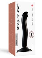 Черный фаллоимитатор-насадка Strap-On-Me P&G Spot Dildo - size S (16,4 см)