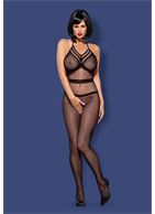 Откровенный комбинезон-сетка N115 с интимным доступом