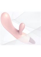 Хай-тек вибромассажёр для G-стимуляции с клиторальным отростком Rhino - 20,5 см.