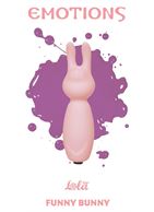 Розовый мини-вибратор с ушками Emotions Funny Bunny Light pink