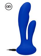 Синий вибратор G-Spot and Clitoral Vibrator Flair (17,5 см)