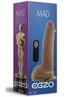 Реалистичный вибратор Mad Oscar на присоске (20,5 см)