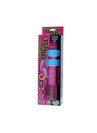 Розовый вибратор со стимулятором клитора Love Stroker - 26,5 см.